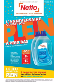 Prospectus Netto Le Blanc : L'anniversaire qui bat