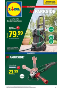 Prospectus Lidl LA CHAPELLE DU NOYER : Anticipez les beaux jours et équipez-vous avec Parkside pour entretenir votre jardin !