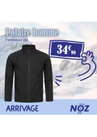 Prospectus Noz Joinville : Polaire homme