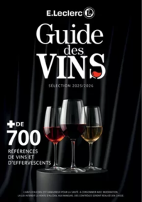 Prospectus E.Leclerc VILLEMUR SUR TARN : GUIDE DES VINS 2025 2026