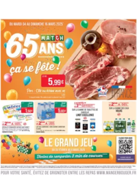 Prospectus Supermarchés Match Soultz-sous-Fôrets : 65 ANS ça se fête !