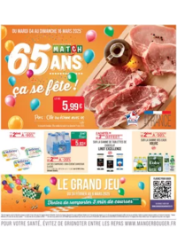 Prospectus Supermarchés Match Charleville - Mézières : 65 ANS ça se fête !