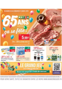 Prospectus Supermarchés Match Neufchâteau : 65 ANS ça se fête !