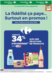 Prospectus Carrefour city SAINTE GENEVIEVE DES BOIS : LA FIDÉLITÉ, CA PAYE SURTOUT EN PROMOS EN MARS...