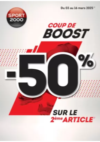 Prospectus Sport 2000 ST RENAN : COUP DE BOOST