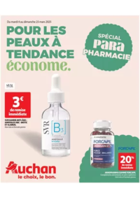 Prospectus Auchan Semur-En-Auxois : Pour les peaux à tendance économe