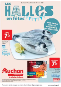 Prospectus Auchan Supermarché Saint-Germain-lès-Corbeil : Les Halles en fêtes dans votre super