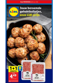 Prospectus Lidl BERCHEM-SAINTE-AGATHE / SINT-AGATHA-BERCHEM : Jouw Beroemde Gehaktballetjes