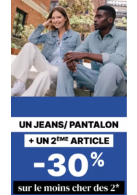 Prospectus Bonobo Haguenau - Schweighouse-sur-Moder : Un jeans/pantalon + un 2ème article = -30% sur le moins cher des 2