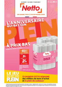 Prospectus Netto Peronne : L'anniversaire qui bat son plein à prix bas