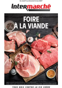 Prospectus Intermarché Super Chauvoncourt : S11 - R2 - FOIRE A LA VIANDE