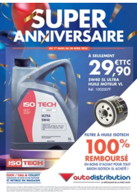 Prospectus auto distribution AMBERIEU EN BUGEY : Super Anniversaire !