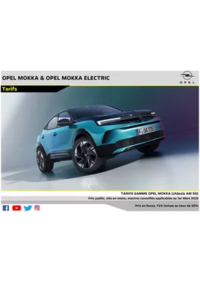 Prospectus Distributeur OPEL SARL ARIEGE DIFFUSION AUTOMOBILE PAMIERS : Opel Nouveau Mokka