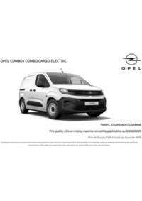 Prospectus Distributeur OPEL BAXA AUTOMOBILES SA CARPENTRAS : Opel Combo Cargo