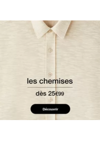 Prospectus celio ROMILLY SUR SEINE : Chemises homme