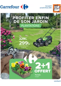 Prospectus Carrefour Drive MAURIAC : PROFITER ENFIN DE SON JARDIN