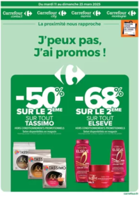 Prospectus Carrefour city PARIS 42 avenue de la Motte Picquet : J'PEUX PAS J'AI PROMOS DU 11 AU 23 MARS 2025