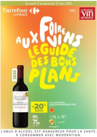 Prospectus Carrefour Contact ST AMAND EN PUISAYE : FOIRE AUX VINS