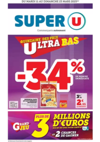 Prospectus Super U MIREPOIX : Quinzaine Commerçante