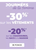 Promos et remises  : Journées de la femme