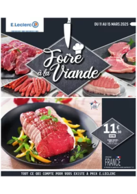 Prospectus E.Leclerc BISCARROSSE : FOIRE A LA VIANDE