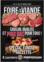 Prospectus E.Leclerc : FOIRE À LA VIANDE