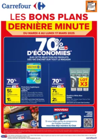 Prospectus Carrefour BESANCON Zone Commerciale Est : LES BONS PLANS DERNIÈRE MINUTE