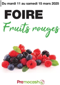 Prospectus Promocash Pontarlier : Fruits rouges