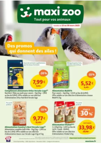 Prospectus Maxi zoo Hénin Beaumont : Maxi Zoo, Tout pour vos animaux - Des promos qui donnent des ailes!