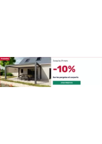 Prospectus K par K EPERNAY : Promotions 10% de remise sur les pergolas et les carports