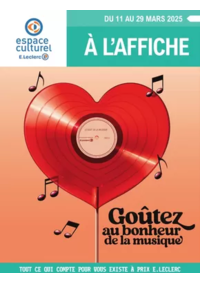 Prospectus Espace culturel E.Leclerc CHAMBLY : SELECTION PRINTEMPS