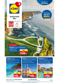 Prospectus Lidl Thusis : März - Reise-Highlights - DE