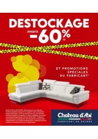 Prospectus Château d´Ax Marseille : Destockage Jusqu'à -60%