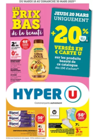 Prospectus Hyper U COMBOURG : Spécial Beauté