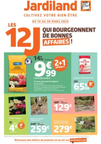 Prospectus Jardiland TERRASSON-LAVILLEDIEU : LES 12 J QUI BOURGEONNENT DE BONNES AFFAIRES !