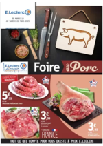 Prospectus E.Leclerc : FOIRE AU PORC