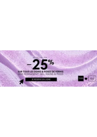 Prospectus Passage Bleu Paris  : -25% SUR TOUS LES SOINS & POSES DE VERNIS