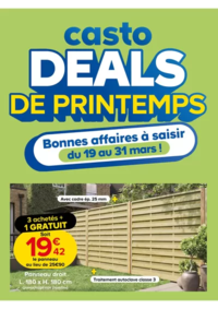 Prospectus Castorama PARIS 18 : Deals de Printemps