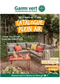 Prospectus Gamm vert ST DENIS LES BOURG : CATALOGUE PLEIN AIR