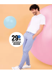 Prospectus La Halle BEYNOST ZAC DE BATERSES : 29,99€ le pantalon homme, 25,99€ le chino femme