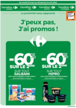 Prospectus Carrefour Contact : J'PEUX PAS, J'AI PROMO ! DU 25 MARS AU DIMANCHE 6 AVRIL