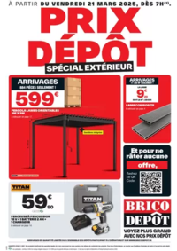 Prospectus Brico Dépôt SEBAZAC CONCOURES : Spécial extérieur !