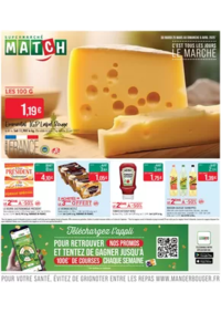 Prospectus Supermarchés Match Longwy : C'EST TOUS LES JOURS LE MARCHÉ