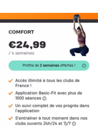 Prospectus Basic-Fit Douai Place d Armes : Profite de 2 semaines offertes