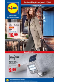 Prospectus Lidl WORMHOUT : Restez stylé toute l'année chez Lidl en découvrant les pièces tendances Esmara.