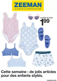 Prospectus Zeeman Guise : Cette semaine : de jolis articles pour des enfants stylés.