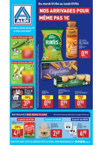 Prospectus Aldi Airaines : Nos arrivages pour même pas 1€