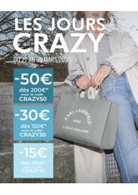 Prospectus EDISAC MONT NOIR : Les Jours Crazy chez Edisac ont commencé le 21 mars : jusqu’à -50€ dès 200€ d’achat, c’est le moment