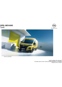 Prospectus Distributeur OPEL GARAGE MATTIODA ET CASTEUR EZANVILLE : Opel Movano