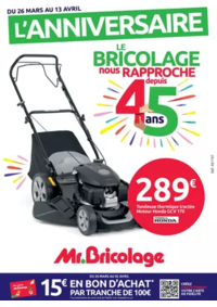 Prospectus Mr Bricolage Saint Gratien : L'ANNIVERSAIRE